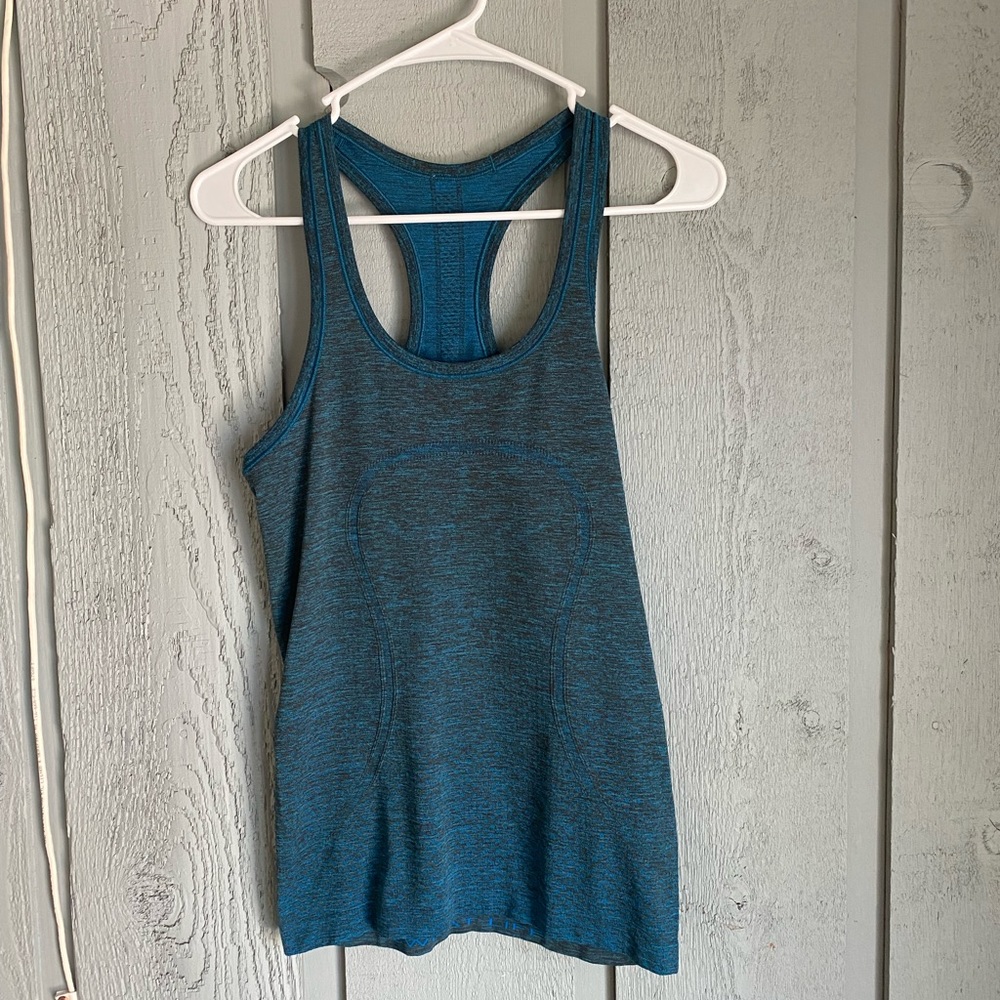Lululemon Swiftly Tech Racerback Tank Top Size 4 Poolside